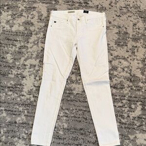 AG Adriano Goldschmied White Skinny Jeans